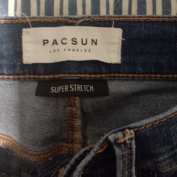 Womens jeans Pacsun jeans ankle Jegging size 23 stretch EUC denim taco - Picture 2 of 4